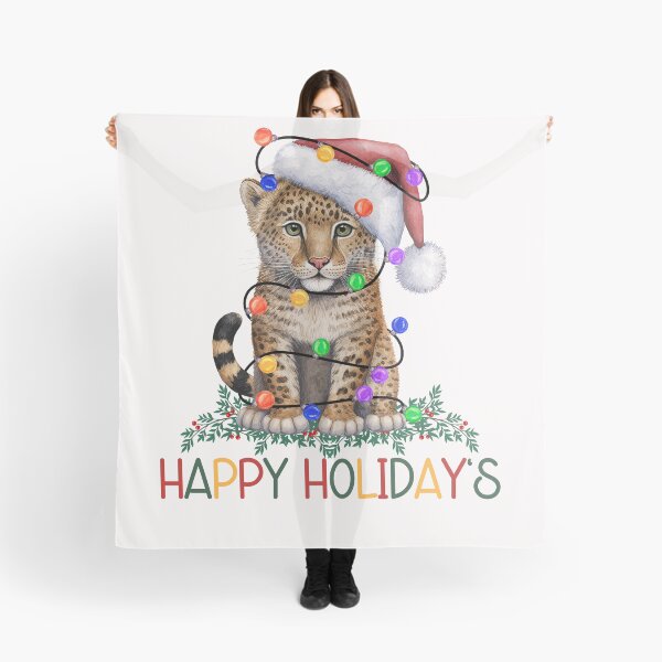Item preview, Christmas Leopard Cub designed and sold by HappyLifeCreate.