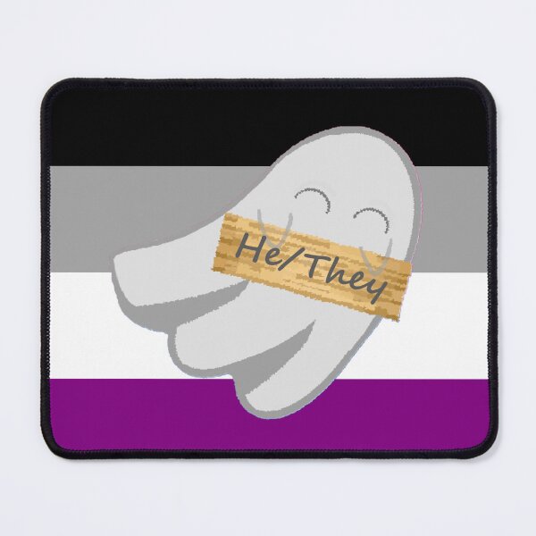 Item preview, He/They Ace Pronoun Ghost designed and sold by Forest-Bird.