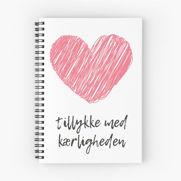 Item preview, Tillykke med kærligheden, Danish newlyweds congratulations, Danish wedding  designed and sold by Pommallina.