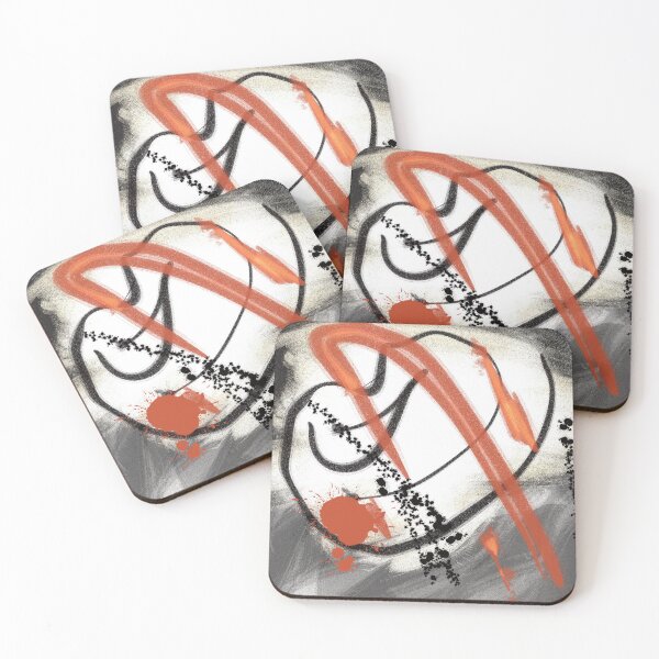 Item preview, Abstract in Black and Orange designed and sold by designs-by-ann.