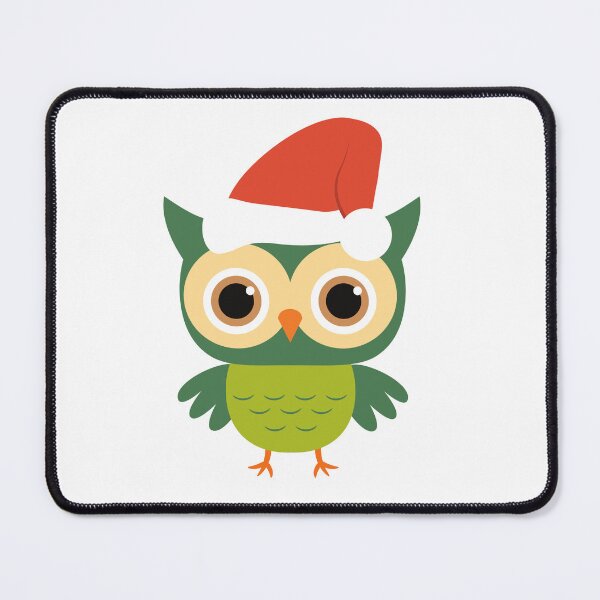 Item preview, CHRISTMAS OWL | XMAS SANTA OWL designed and sold by Festive Feminist.