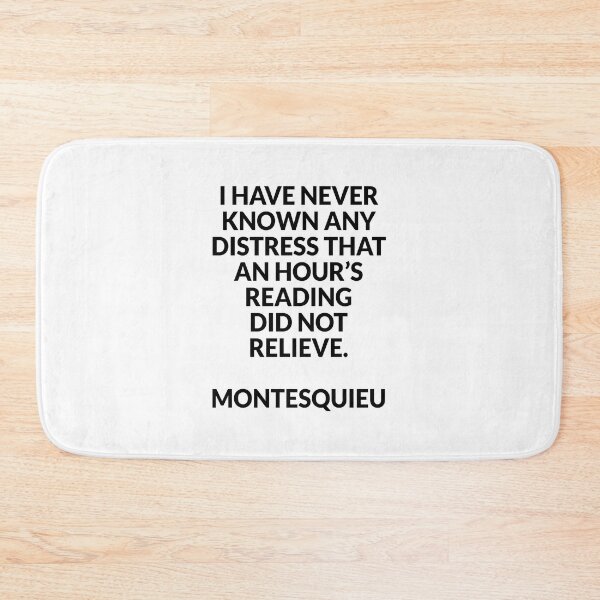 Item preview, I have never known any distress - Best Montesquieu quotes designed and sold by Inspirationmotivation.