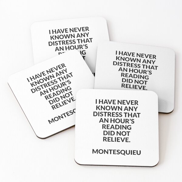 Item preview, I have never known any distress - Best Montesquieu quotes designed and sold by Inspirationmotivation.