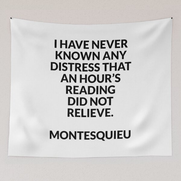 Item preview, I have never known any distress - Best Montesquieu quotes designed and sold by Inspirationmotivation.