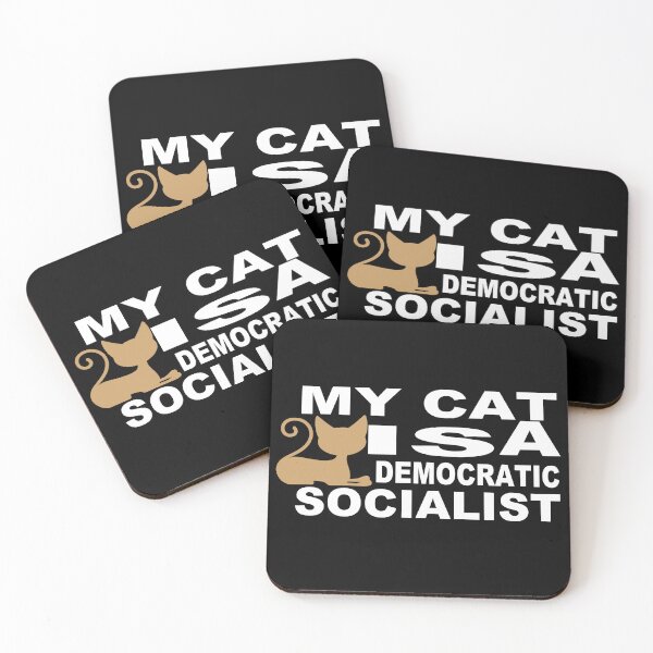Item preview, My Cat Is A Democratic Socialist designed and sold by GridText.