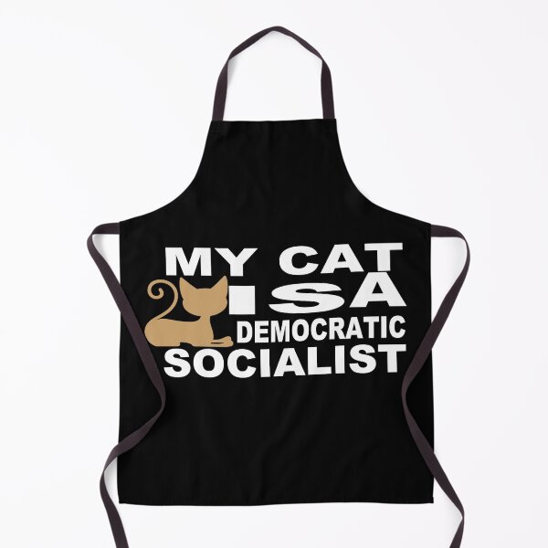 Aperçu de l'œuvre  Mon chat est un socialiste démocrate créée et vendue par GridText.