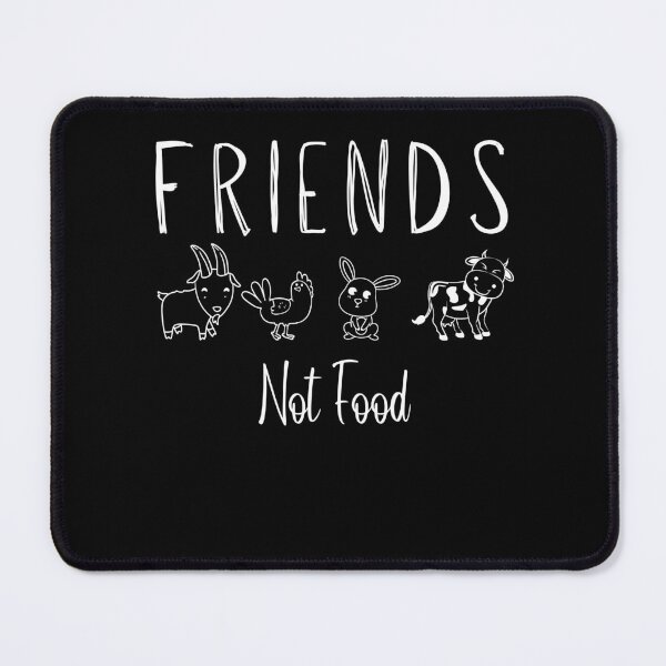 Item preview, Friends not Food, Animals are not food, Vegetarian, Vegetarian Gift, Vegan, Vegan Gift, Animal Lover designed and sold by Diferenty Shop ⭐⭐⭐⭐⭐.
