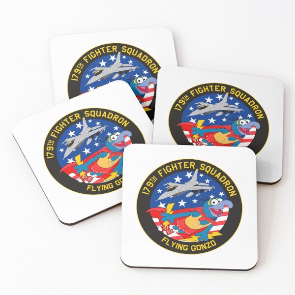 Item preview, USAF - 179th Fighter Squadron - Flying Gonzo - Personal patch Mk2 - Clean Style designed and sold by pzd501.