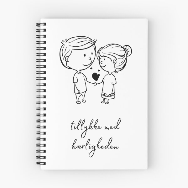 Item preview, Tillykke med kærligheden, Danish newlyweds congratulations, Danish wedding  designed and sold by Pommallina.