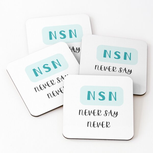 Item preview, Never say never NSN designed and sold by Editlab.
