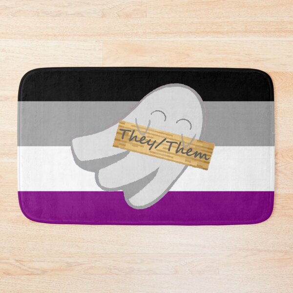 Item preview, They/Them Ace Pronoun Ghost designed and sold by Forest-Bird.