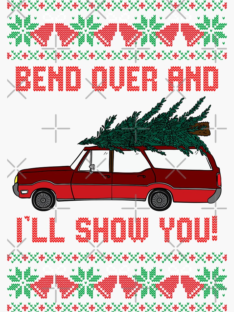 Bend Over & I'll Show You Christmas Tree Ugly Sweaters X-Mas T-Shirt Bend Over & I'll Show You Christmas Tree Ugly Sweaters X-Mas T-Shirt