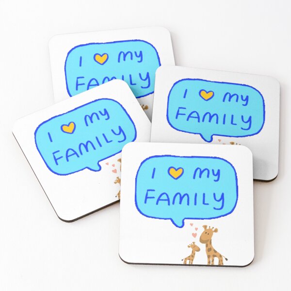 Item preview, I  love my family  designed and sold by Tonyasartprints.