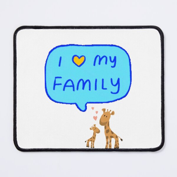 Item preview, I  love my family  designed and sold by Tonyasartprints.