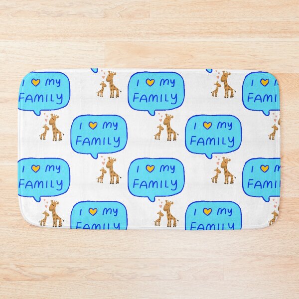 Item preview, I  love my family  designed and sold by Tonyasartprints.