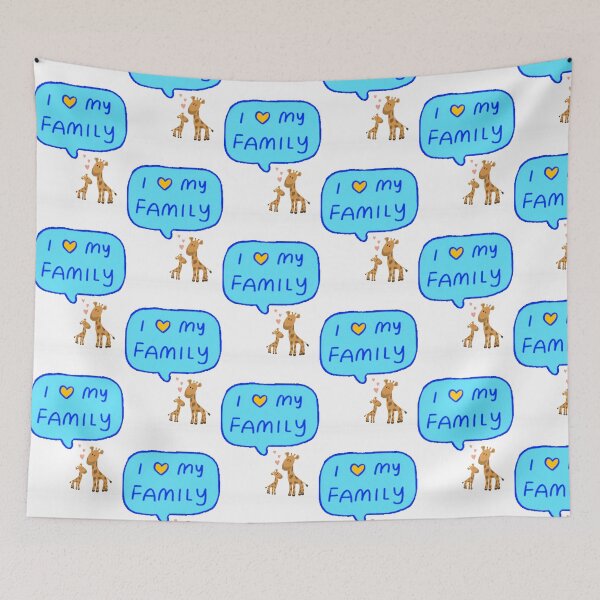 Item preview, I  love my family  designed and sold by Tonyasartprints.