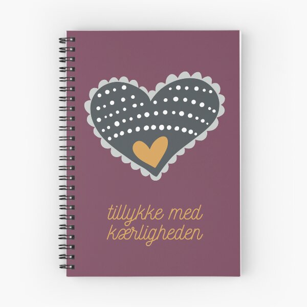 Item preview, Tillykke med kærligheden, Danish newlyweds congratulations, Danish wedding  designed and sold by Pommallina.