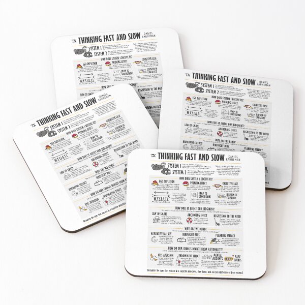 Item preview, Visual Book Thinking Fast and Slow (Daniel Kahneman) designed and sold by TKsuited.