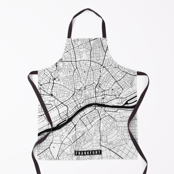 Item preview, Frankfurt, Germany Street Map designed and sold by InkistPrints.