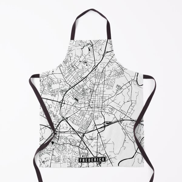 Item preview, Frederick, Maryland Street Map designed and sold by InkistPrints.