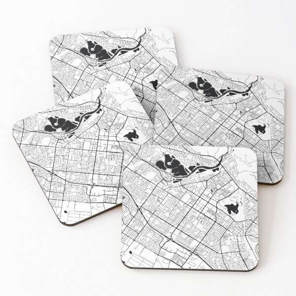 Item preview, Fremont, California Street Map designed and sold by InkistPrints.