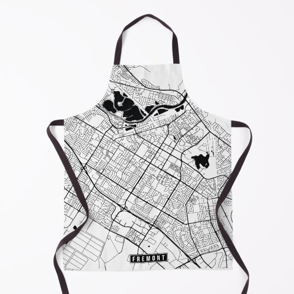 Item preview, Fremont, California Street Map designed and sold by InkistPrints.