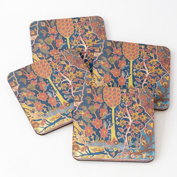 Item preview, 17th Century Persian Garden Rug designed and sold by Vintage Wall Art.