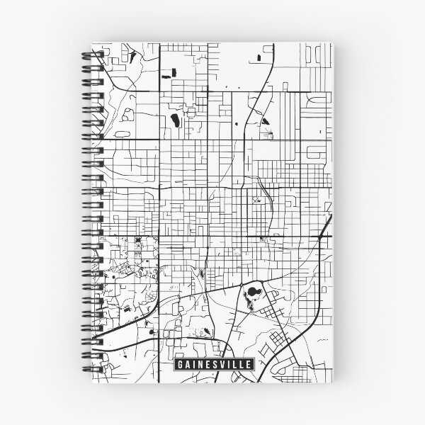 Item preview, Gainesville, Florida Street Map designed and sold by InkistPrints.