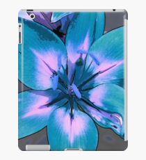 Photoshop Lily blue iPad Case/Skin