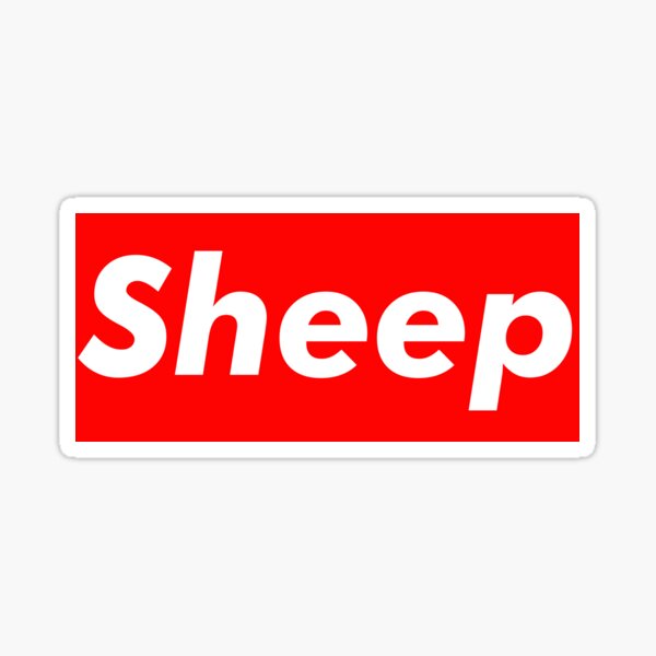 Supreme on sale sheep logo