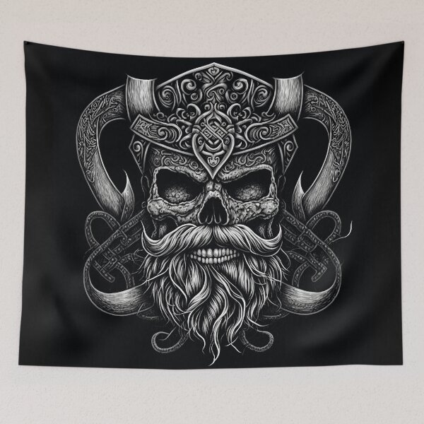 Item preview, Viking Skull designed and sold by GummywormDesign.