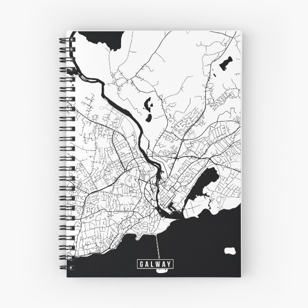 Item preview, Galway, Ireland Street Map designed and sold by InkistPrints.