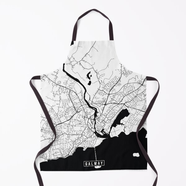 Item preview, Galway, Ireland Street Map designed and sold by InkistPrints.