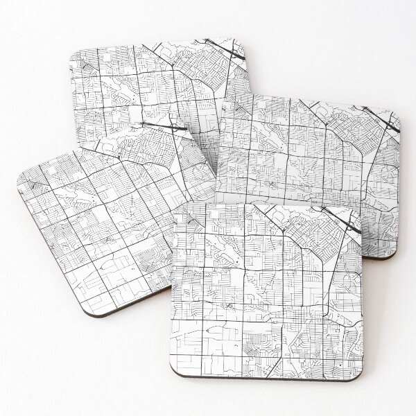Item preview, Garland, Texas Street Map designed and sold by InkistPrints.