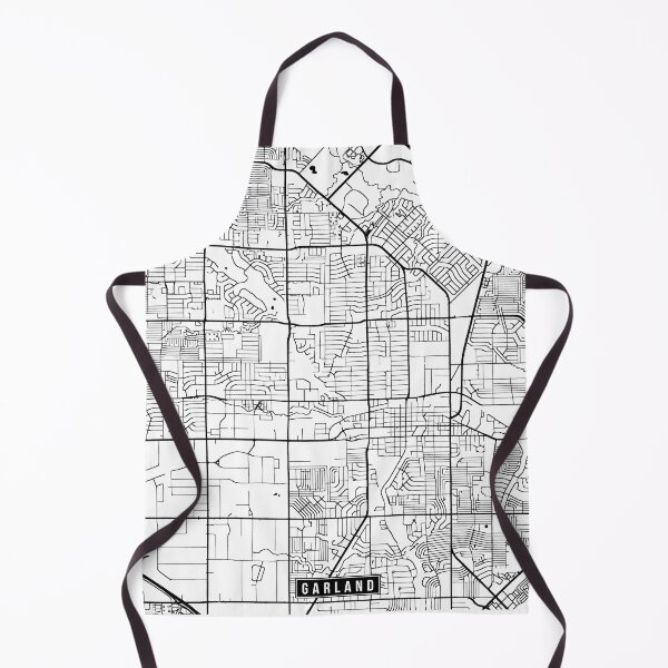 Item preview, Garland, Texas Street Map designed and sold by InkistPrints.