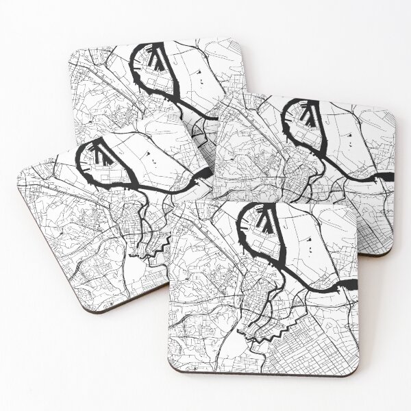 Item preview, Gdansk, Poland Street Map designed and sold by InkistPrints.