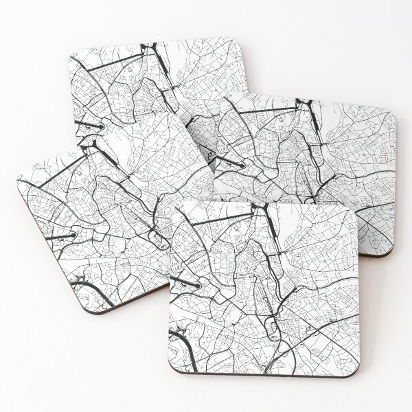 Item preview, Ghent, Belgium Street Map designed and sold by InkistPrints.