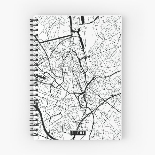 Item preview, Ghent, Belgium Street Map designed and sold by InkistPrints.