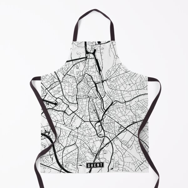 Item preview, Ghent, Belgium Street Map designed and sold by InkistPrints.