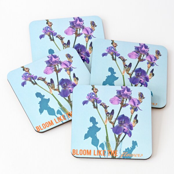 Item preview, purple flowers designed and sold by LavenAnne.