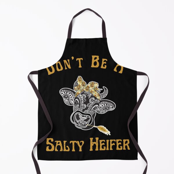 Item preview, Don't Be A Salty Heifer, Sassy Cow, Retro Sarcastic, Funny Cow Lover, Crazy Heifer, Vintage Farm designed and sold by Diferenty Shop ⭐⭐⭐⭐⭐.
