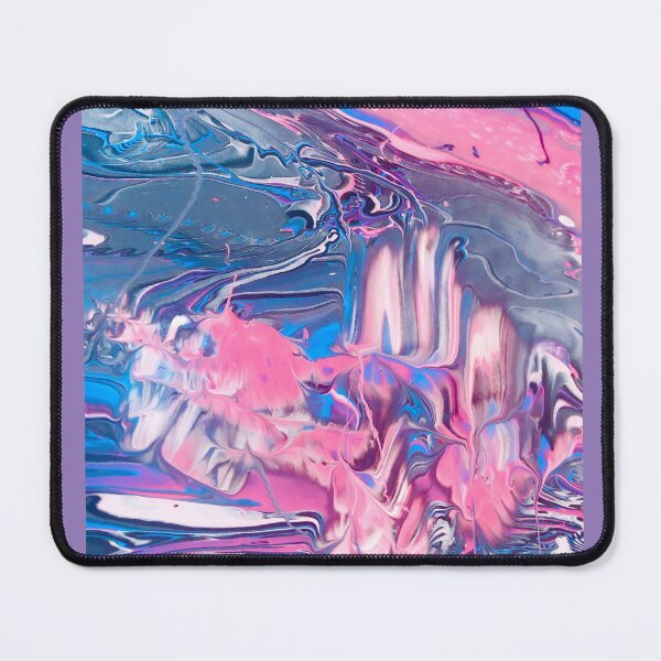 Item preview, Abstract Cool Color Paint Pour designed and sold by StudioRosebud.