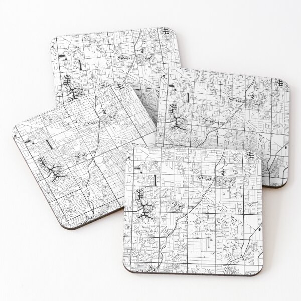 Item preview, Gilbert, Arizona Street Map designed and sold by InkistPrints.