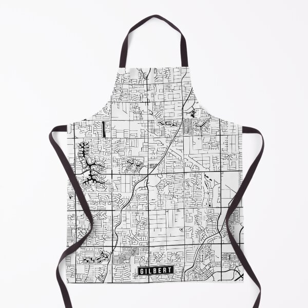 Item preview, Gilbert, Arizona Street Map designed and sold by InkistPrints.