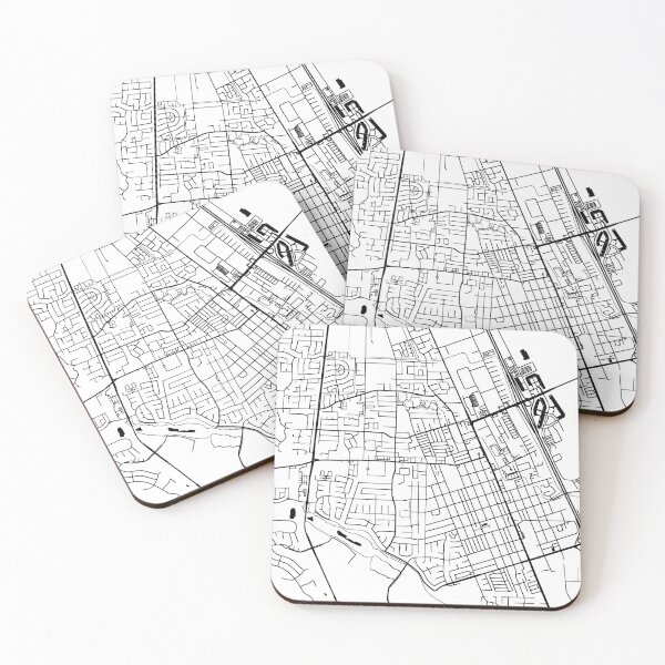 Item preview, Gilroy, California Street Map designed and sold by InkistPrints.