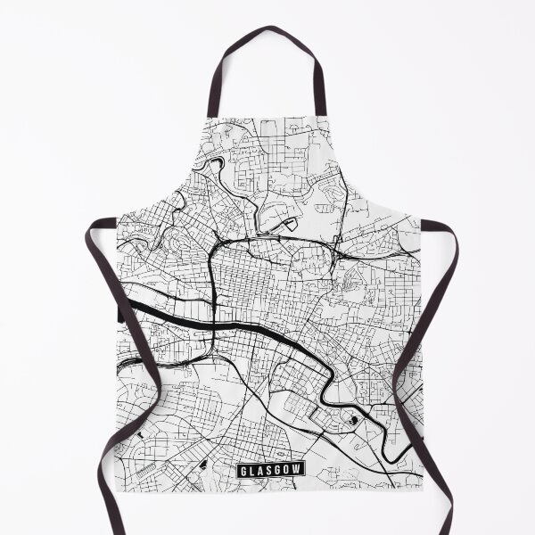 Item preview, Glasgow, Scotland Street Map designed and sold by InkistPrints.