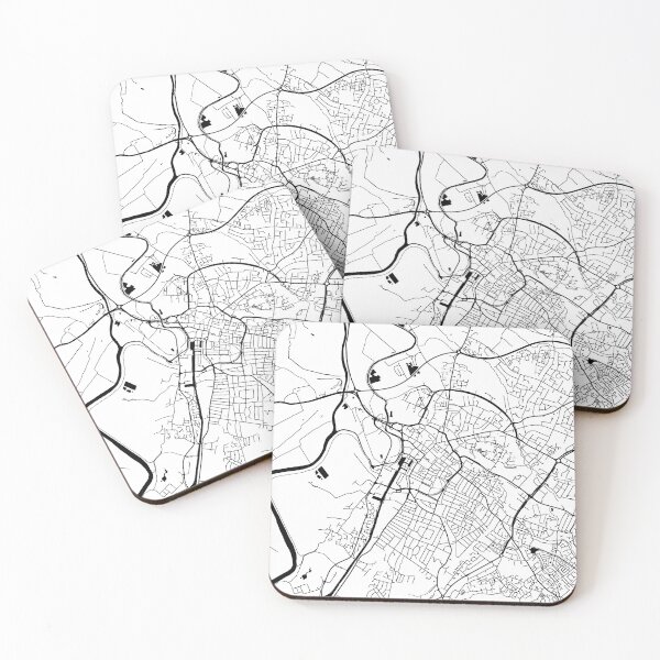 Item preview, Gloucester, England Street Map designed and sold by InkistPrints.