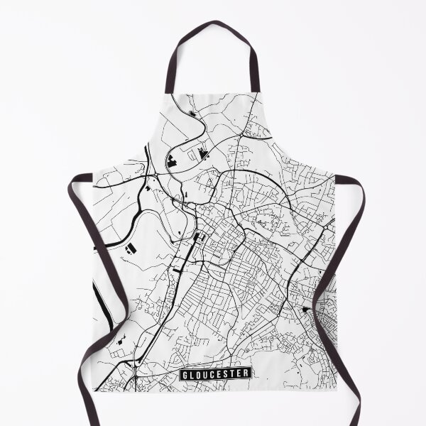 Item preview, Gloucester, England Street Map designed and sold by InkistPrints.