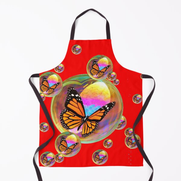 Item preview, SOAP BUBBLES MONARCHS RED PATTERN ABSTRACT ART designed and sold by sharlesart.