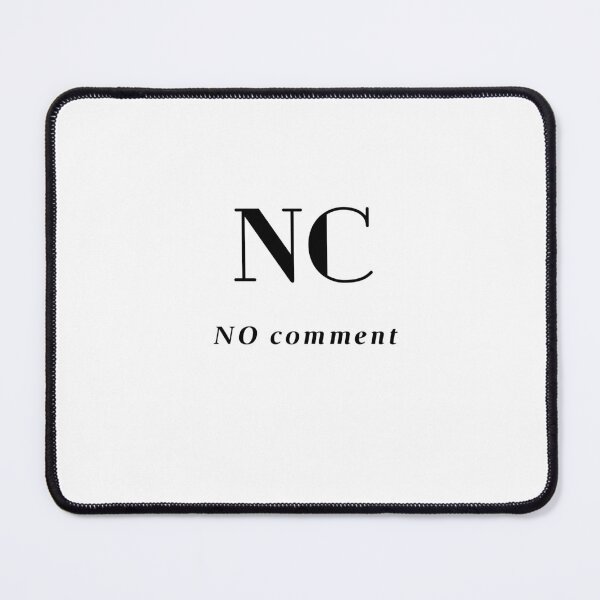 Item preview, No Comment NC designed and sold by Editlab.